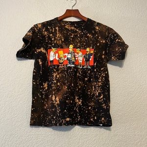 Simpsons Bleach Dye Novelty Shirt
